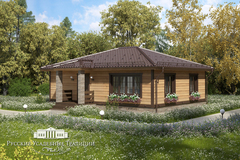 Проект одноэтажного дома "Альфа" 83 кв.м.