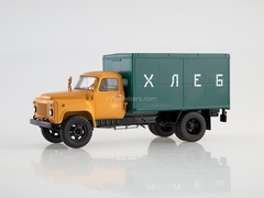 GAZ-52 GZSA-3704 van Bread late grille green-yellow 1:43 Start Scale Models (SSM)