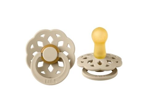 Соска-пустышка BIBS Boheme Latex Vanilla 6-18 месяцев