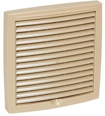 Наружная вентиляционная решетка 150х150 бежевый Vilpe
