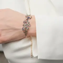braslet-pavlin-iz-zolota-585-proby-s-cvetnymi-fianitami