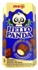 Шоколадное Печенье Meiji Hello Panda с кремовой начинкой