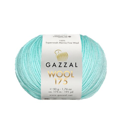 Пряжа Gazzal Wool 175 321 всплекс воды
