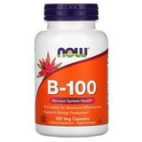 Комплекс витамина B, B-100, Now Foods, 100 капсул 1