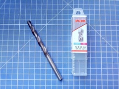 Сверло по металлу ц/х 8,0x117/75мм DIN338 h8 5xD TC(TCT вставка) 120° Ruko 815080