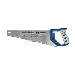 Ножовка по дереву КОБАЛЬТ 400 мм, шаг 3,5 мм / 7 TPI, закаленный зуб, 3D-заточка, перемен. профиль, 2-х комп. рукоятка (792-964)