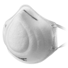 ЗУБР Ф-80, класс защиты FFP1, коническая, фильтрующая полумаска (11169)