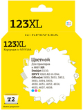 Картридж T2 IC-HF6V18A №123XL для HP Deskjet 1110, 2130, 2131, 2132, 2133, 2134, 2620, 2630, 2632, цветной