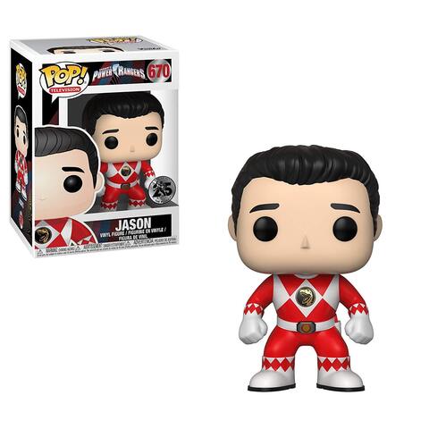 Фигурка Funko POP! TV Power Rangers 25th: Red Ranger Jason (No Helmet) (670)