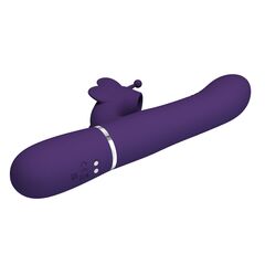 Фиолетовый вибратор-кролик Ridgely - 22,6 см. - 