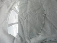 Стекло прозрачное Kawasaki ZZR400 93-07 ZZR600 93-04
