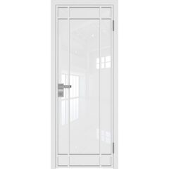 Алюминиевая дверь 5AG вайт остеклённая