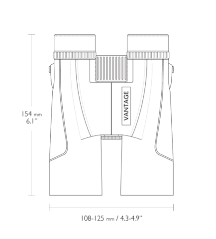 БИНОКЛЬ HAWKE VANTAGE WP 8X42 (GREY)