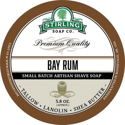 Мыло для бритья Stirling Bay Rum 170 мл