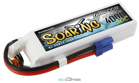 АКБ Gens Ace BSR 4000mAh 4S1P 30C 14.8V Lipo Battery Pack Soaring