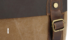 Рюкзак из кожи и хлопка BUG 388