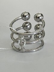 Шарики 3*2 (кольцо из серебра)
