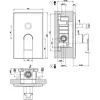 Gessi 44634#031 Gessi Emporio Via manzoni Внешние части для настенного смесителя на 2 выхода с переключателем ванна-душ, цвет: Chrome