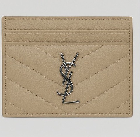 Держатель для карт Saint Laurent CASSANDRE MATELASSÉ GRAIN DE POUDRE