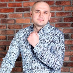 Рубашка Venti Modern Fit 103366800-350 в горошек сине-бирюзовая