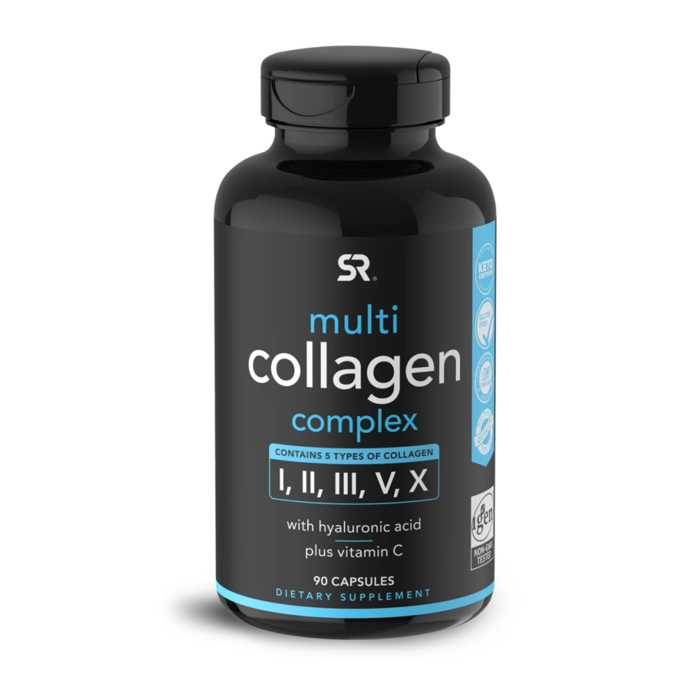 Multi Collagen complex, Мульти Коллагеновый комплекс, Sports Research (90 капсул)