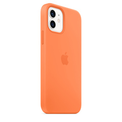 iPhone 12 Pro Max Silicone Case with MagSafe Kumquat