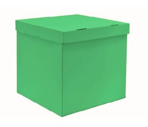 Коробка для шаров малая (Зеленая) 60*60*60 см