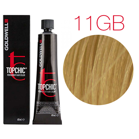 Goldwell Topchic 11GB (светлый золотисто-бежевый блондин) - Стойкая крем-краска