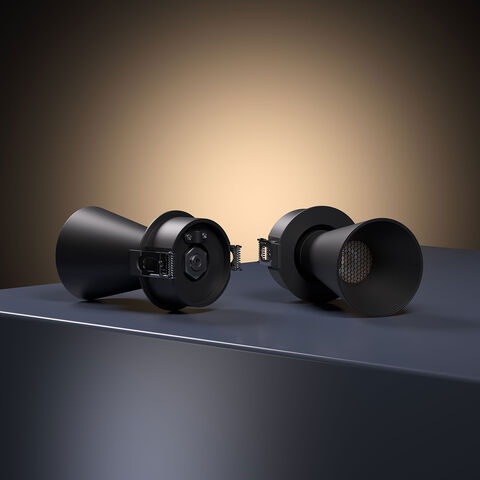 Встраиваемый светодиодный светильник Elektrostandard Bell 25097/LED 8W 3000K черный