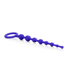Фиолетовая силиконовая цепочка Booty Call X-10 Beads - 