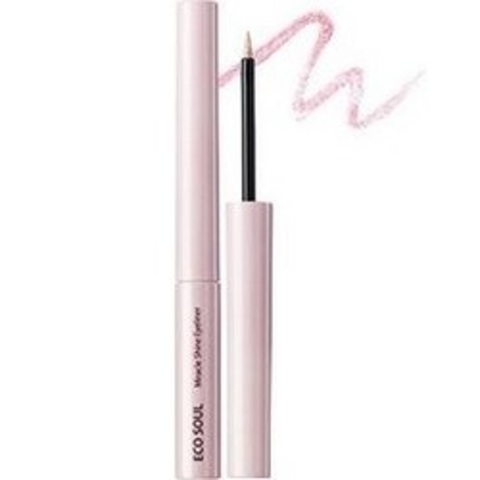 СМ EYE Подводка для глаз сияющая Eco Soul Miracle Shine Eyeliner PK01 Coral Pink 2,7мл