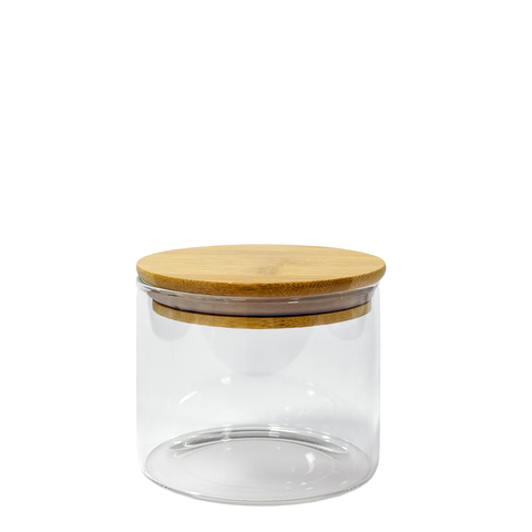 Контейнер для продуктов с крышкой Nässla (500ml.), контейнер-стекло, крышка-бамбук