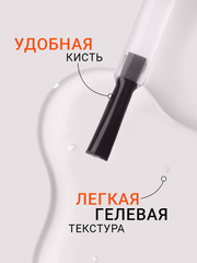 Ремувер для размягчения и удаления кутикулы с Д-пантенолом (CUTICLE REMOVER), 15мл (флакон с кистью)