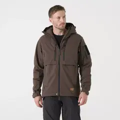 Helikon-Tex Winter Yukon Jacket - Duracanvas - Earth Brown / Black A