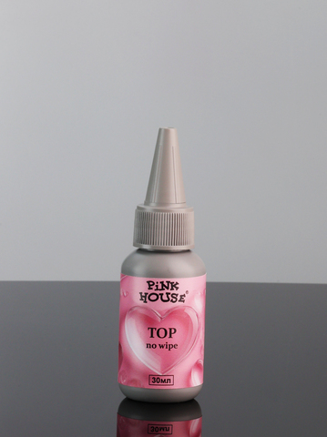 Топ с эффектом мокрых ногтей с сердцем без UV