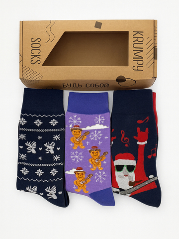 Носки НГ комплект 3 пары, р.37-44 