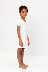 сорочка  для девочки  К 1156/сердечки на сахаре