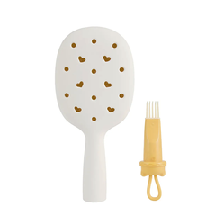 Расческа Solomeya Croks Massage Hair Brush White