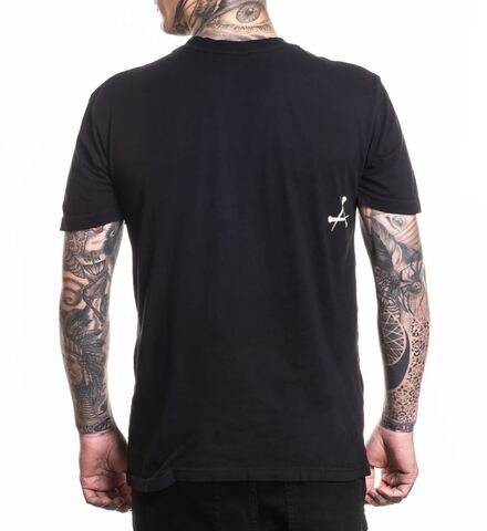 Affliction | Футболка мужская Mortal Veil ss Tee A28397 сзади