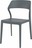 Стул пластиковый Snow темно-серый