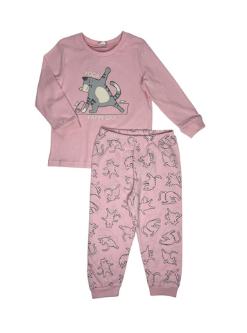 CWKG 50221-27K Пижама для девочки (джемпер, брюки), Розовый