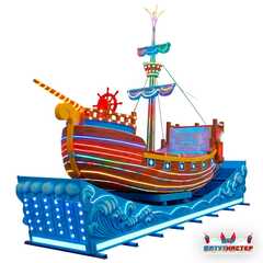 Детская летающая машина «Корабль», 8 мест, 7×4×4,5 м