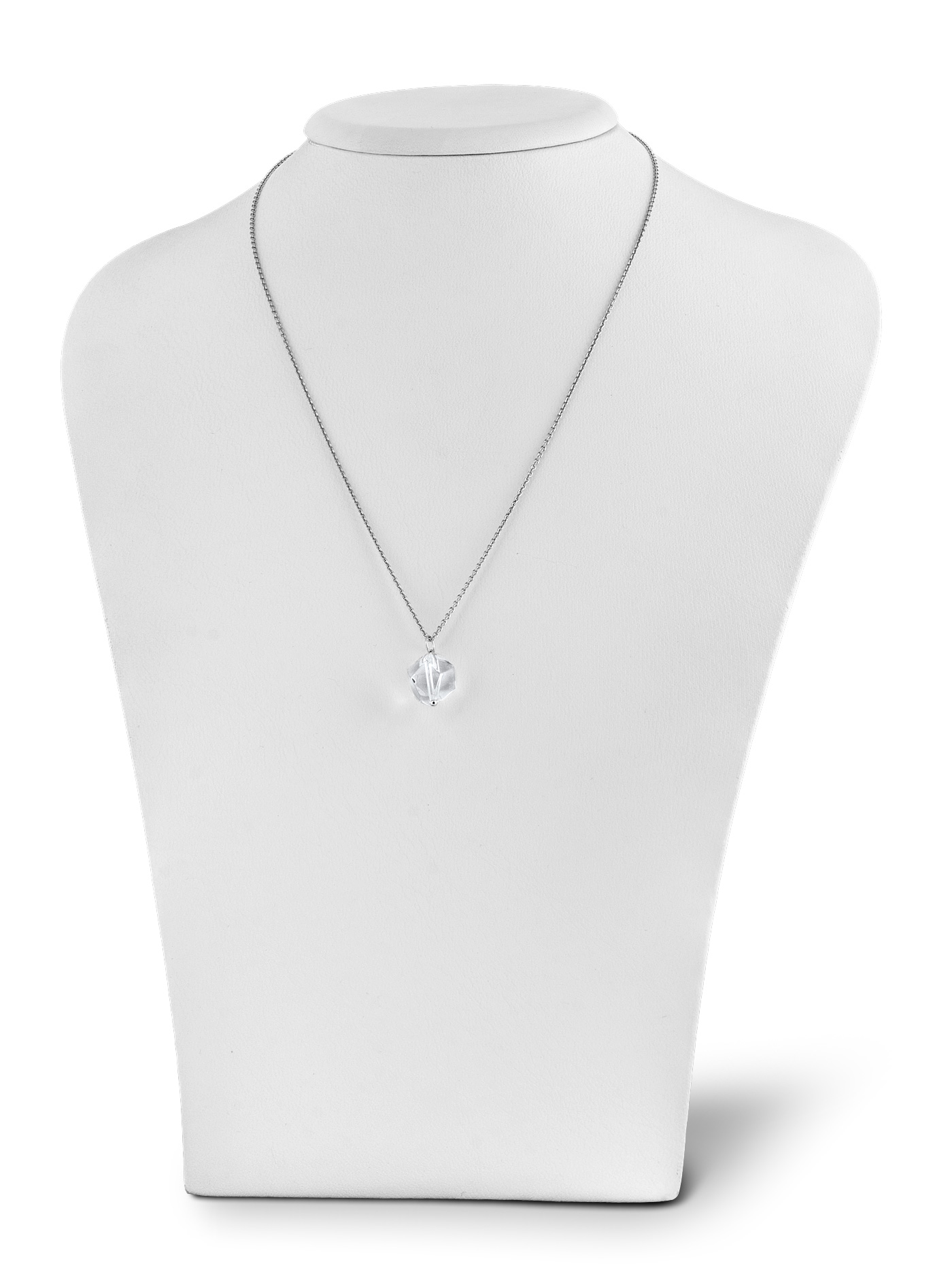 Серебряная подвеска с горным хрусталем