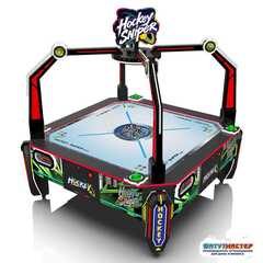 Аэрохоккей коммерческий четырёхместный «Схватка», 203×203×225 см