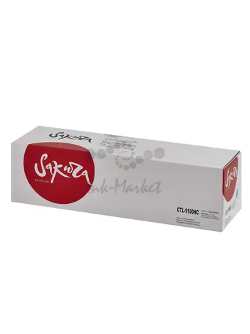 Картридж Sakura CTL-1100HC/CTL-1100XC для Pantum, голубой, 2300к.