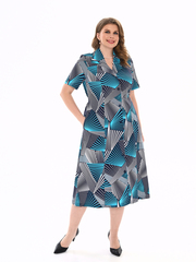 4536 Халат на пуговицах