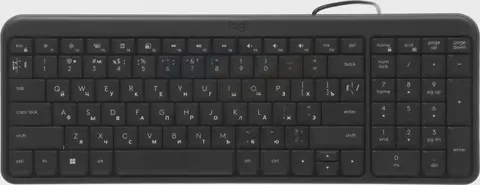 Клавиатура Logitech K106 черный USB slim (920-013902)