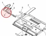 Konica Minolta Brake part original A7AH604501