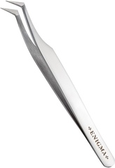 Пинцет изогнутый Enigma (Metallic)