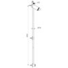 Delabie 714000 Наружный душевой комплект SPORTING, M1/2", кран  ~30сек